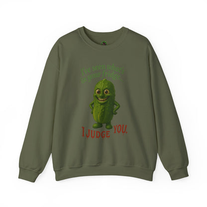 Judgmental Pickle Crewneck