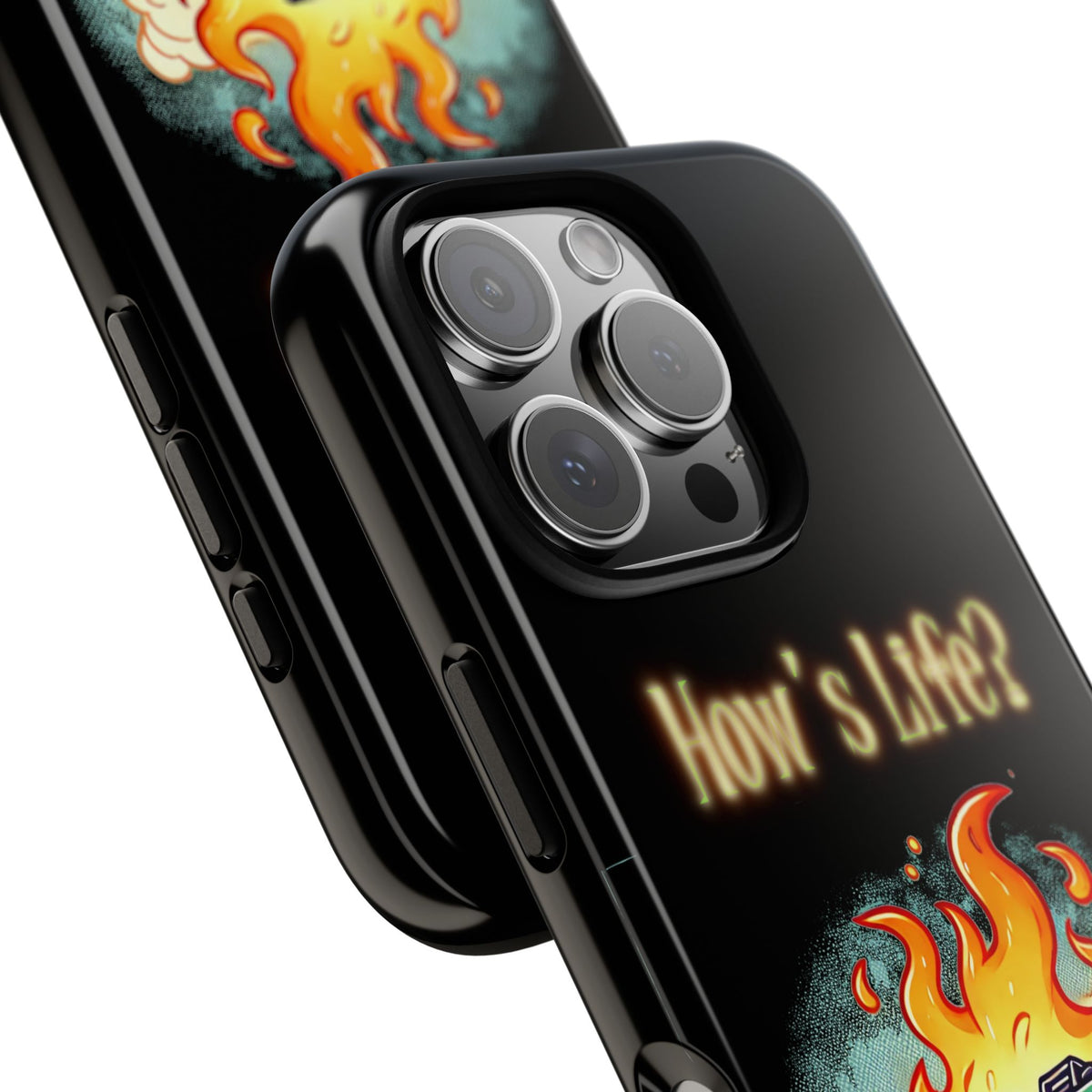 How's Life? Flaming Dumpster Phone Case