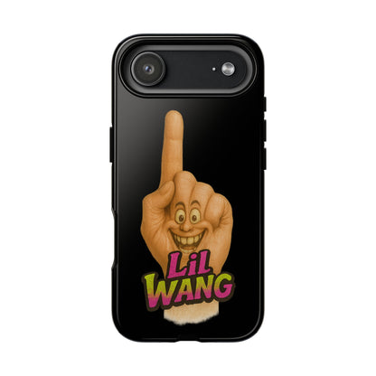 Phone Case — 'Lil Wang' Humorous Middle Finger Character Protective Cover
