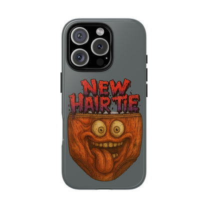 Phone Case — 'New Hairte' Funny Grinning Tongue-Out Monster Design