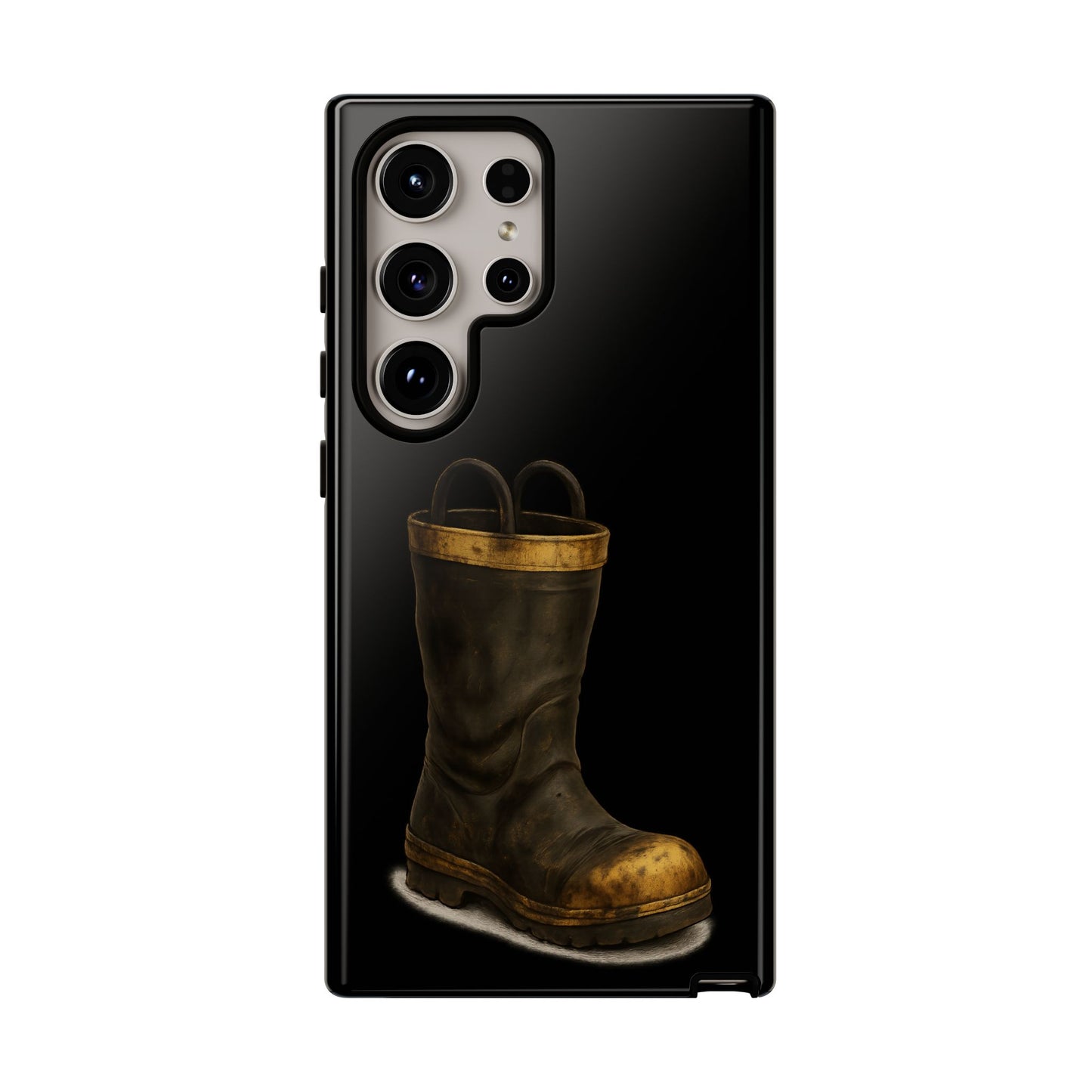 Vintage Fire Boot Phone Case — Rugged Protective iPhone Cover