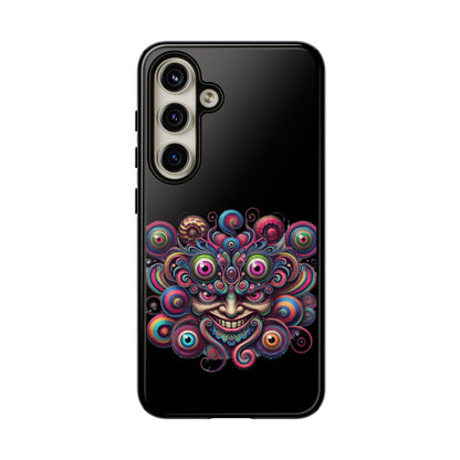 Psychedelic Smiling Eye Cluster Phone Case