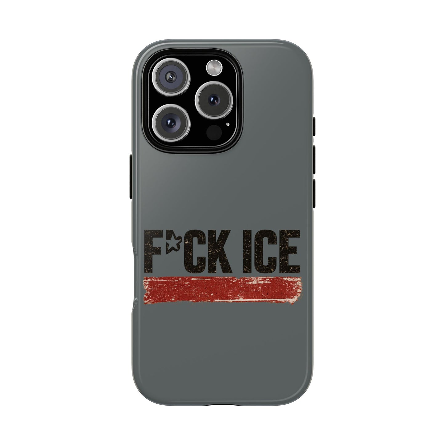 Phone Case - "F*CK ICE" Distressed Protest Design