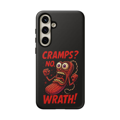 Phone Case — "Cramps? No, Wrath!" Retro Hot-Pepper Graphic
