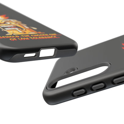 Phone Case — Angry Flaming Candle “Behold, the Chosen One… of Low Tolerance”