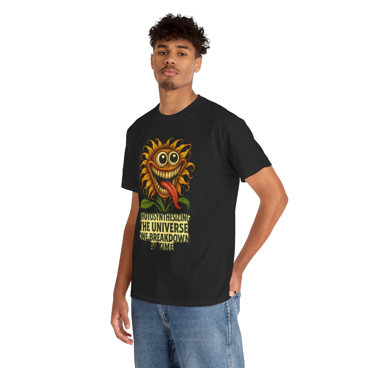 Photosynthesizining – Chaotic Sunflower Breakdown T-Shirt