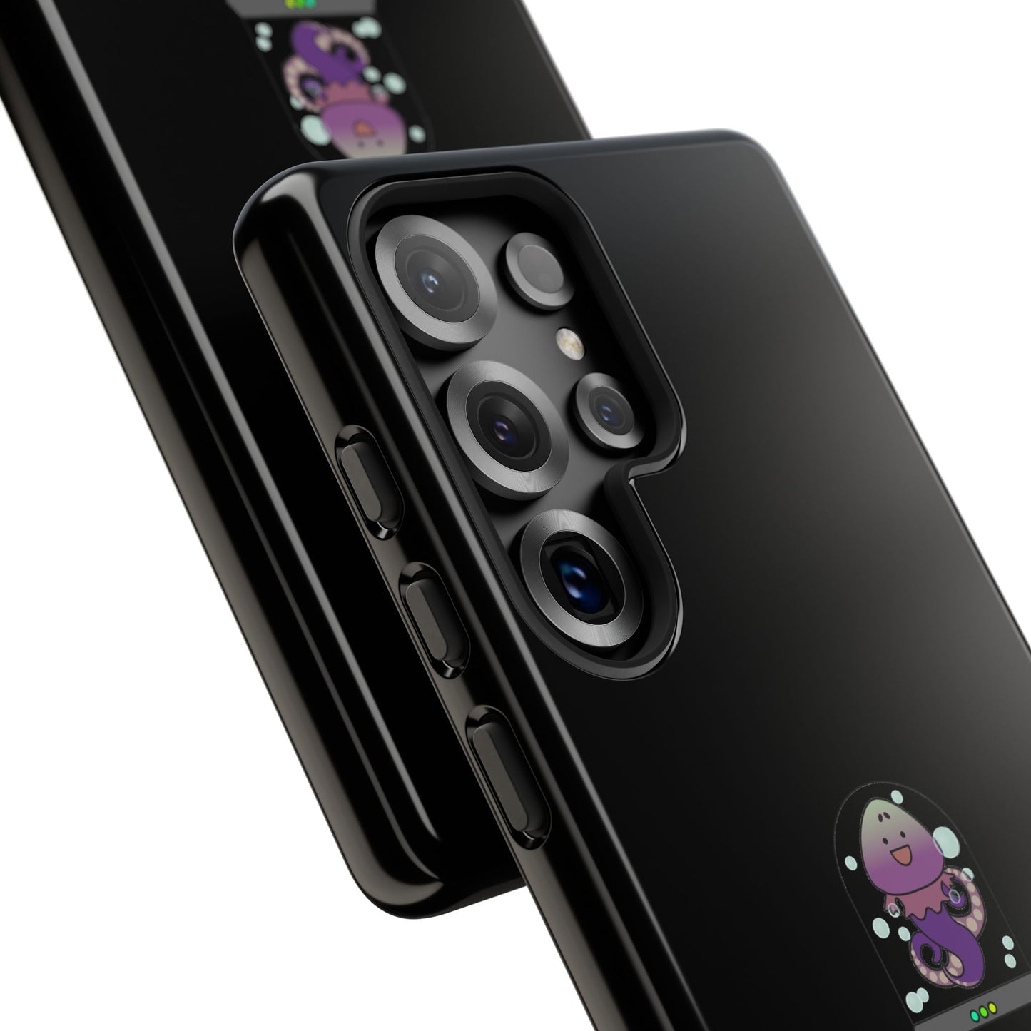 Phone Case — 'Got Protection?' Cute Purple Alien Anti-Shock Protective Cover