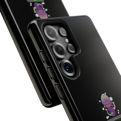 Phone Case — 'Got Protection?' Cute Purple Alien Anti-Shock Protective Cover