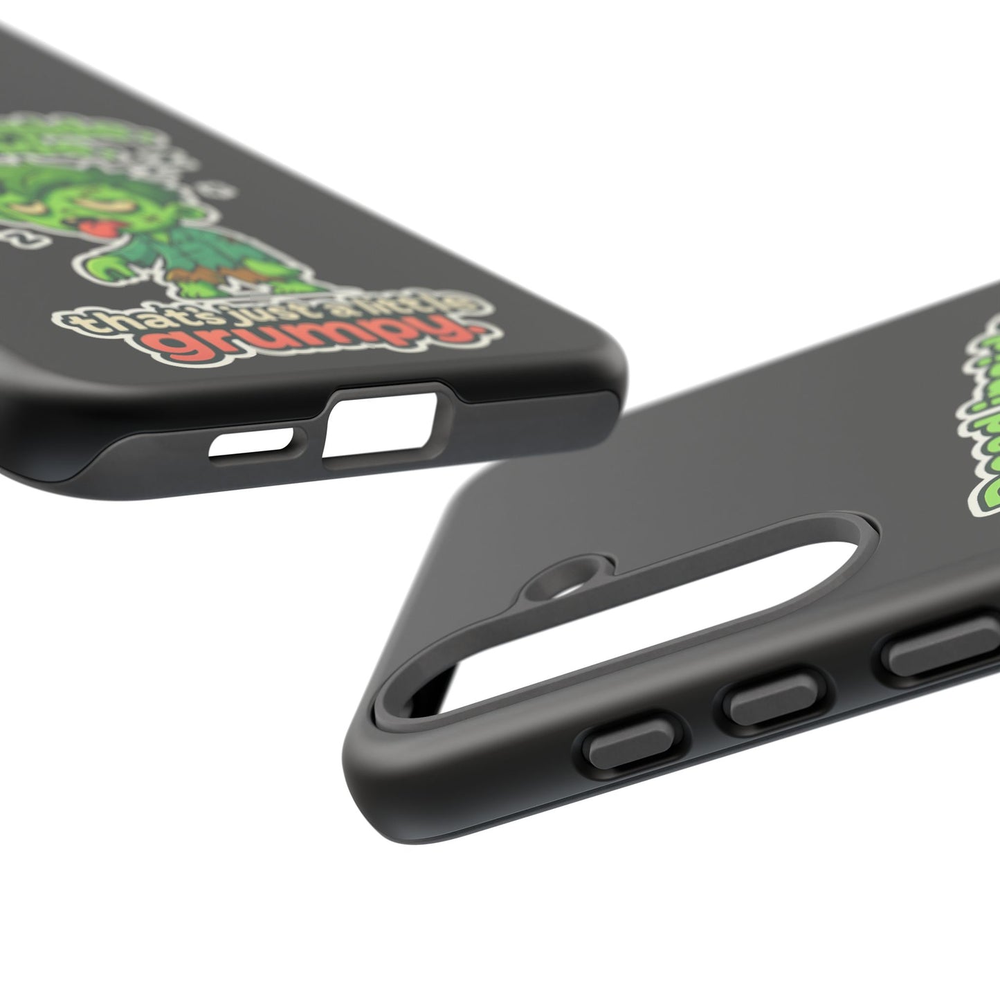 Phone Case — "Dead Inside, Outside, That's Just a Little Grumpy" Cute Zombie Design