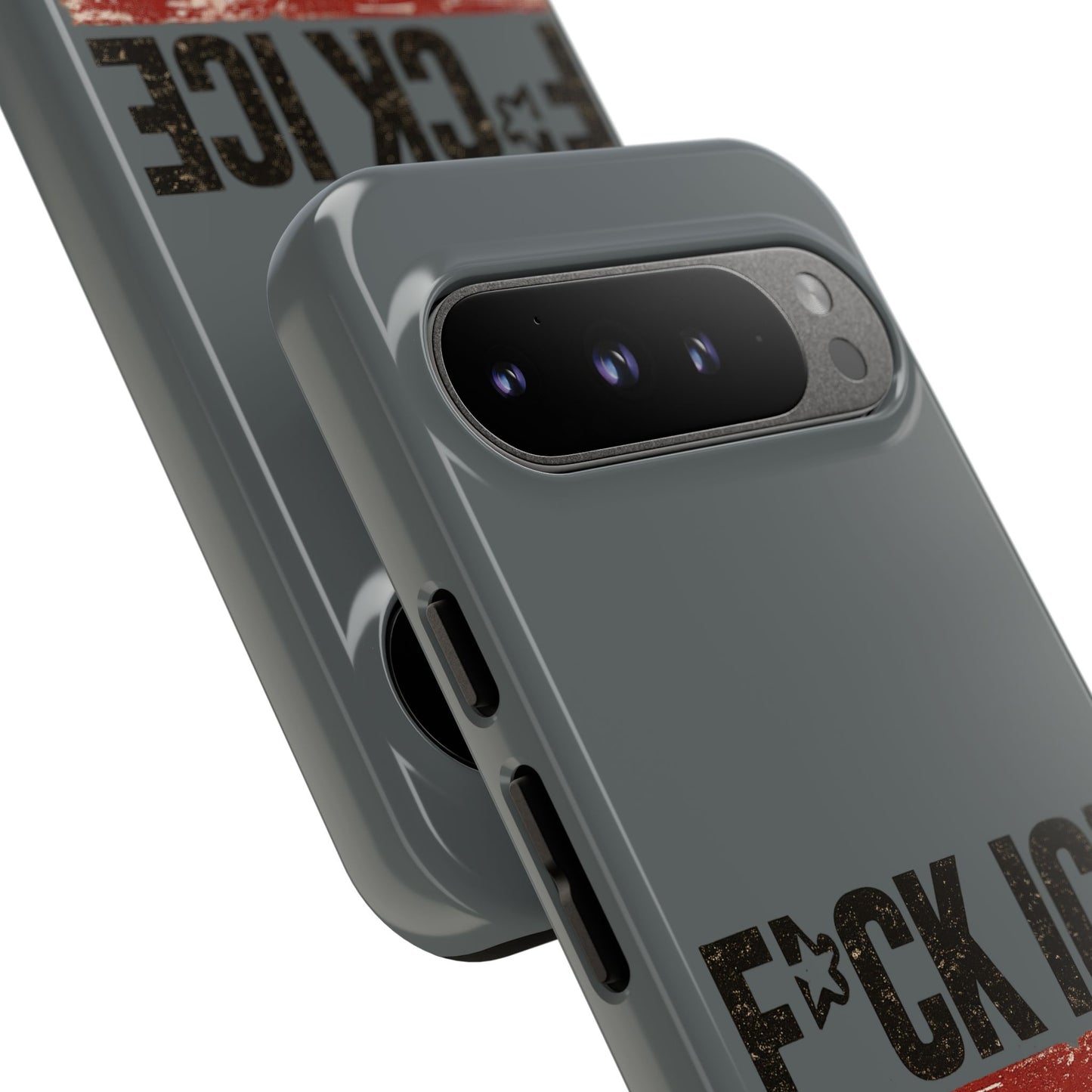 Phone Case - "F*CK ICE" Distressed Protest Design