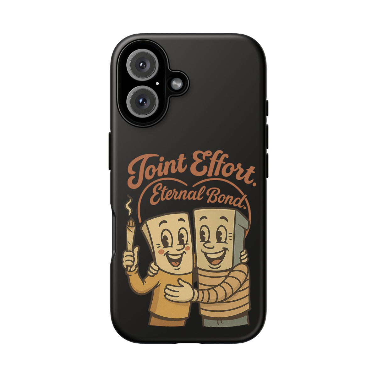 Phone Case — "Joint Effort Eternal Bond" Retro Cannabis Matchstick Design
