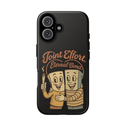 Phone Case — "Joint Effort Eternal Bond" Retro Cannabis Matchstick Design
