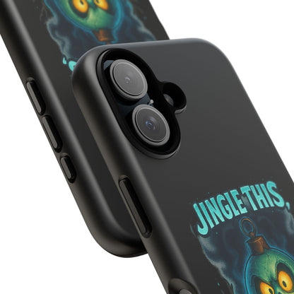 Phone Case - 'Jingle This, Santa' Spooky Holiday Protective Case