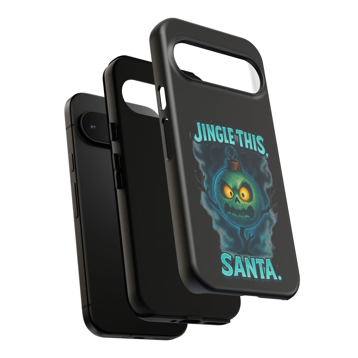 Phone Case - 'Jingle This, Santa' Spooky Holiday Protective Case