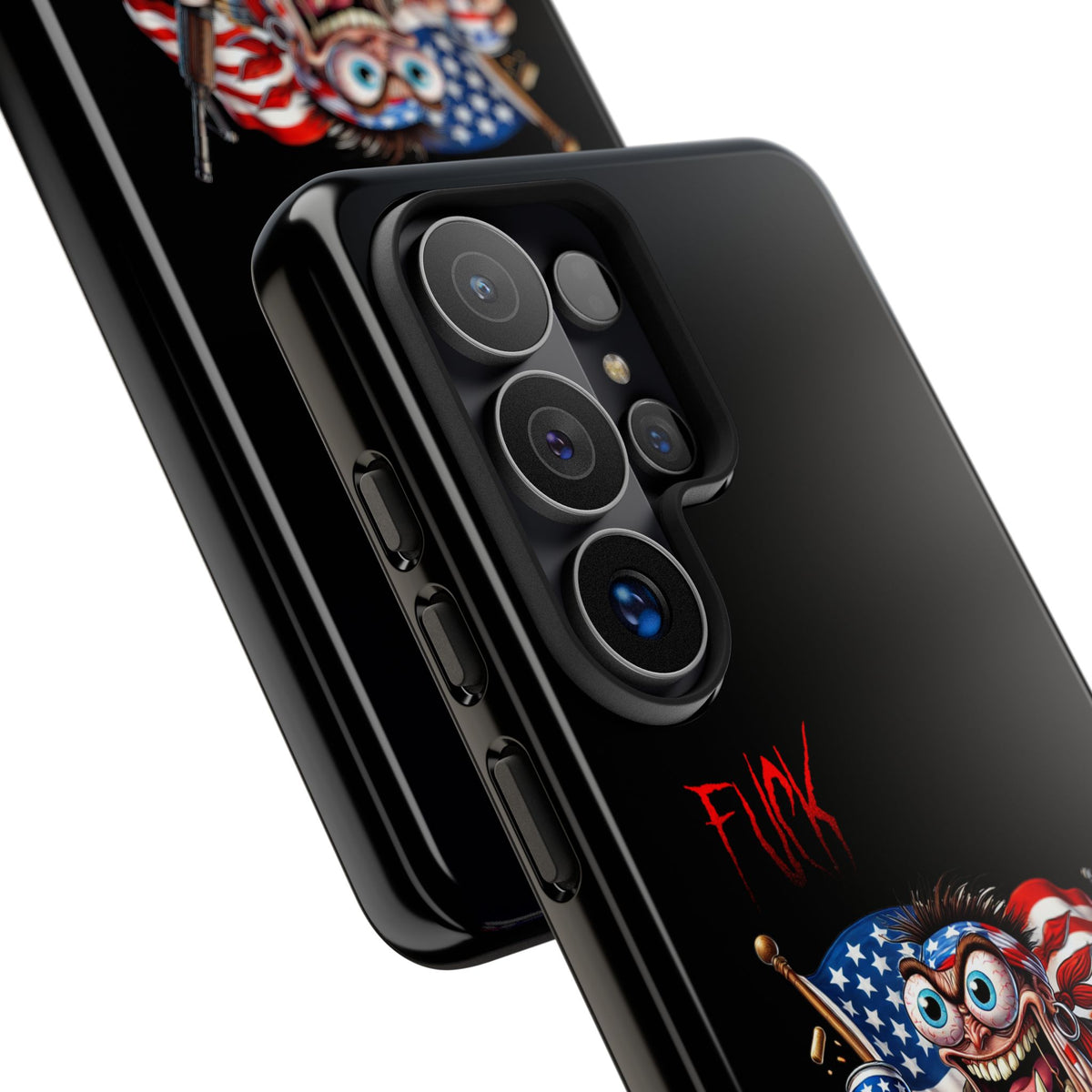 Patriotic Madman Phone Case — 'Funk Yea' USA Flag Tough Case