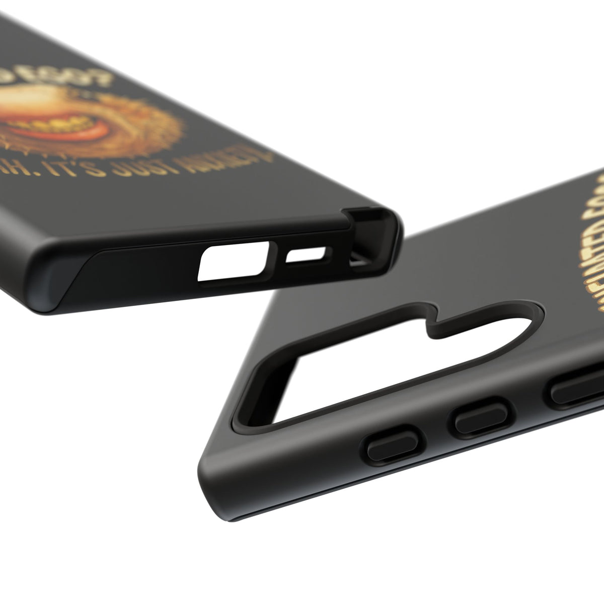 Phone Case — "Inflated Ego? Nah, It's Just Anxiety" Funny Pufferfish Design