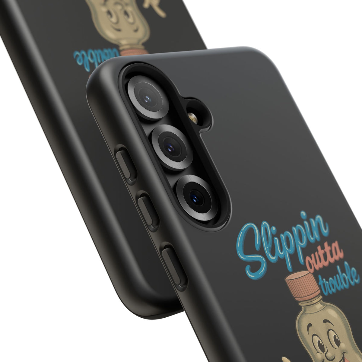 Phone Case — Retro 'Slippin Outta Trouble' Baby Bottle Design