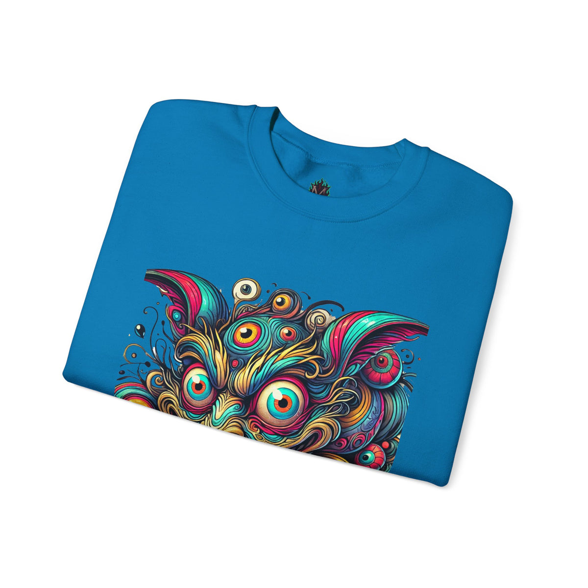Demon Swirl Eyes Crewneck Sweatshirt