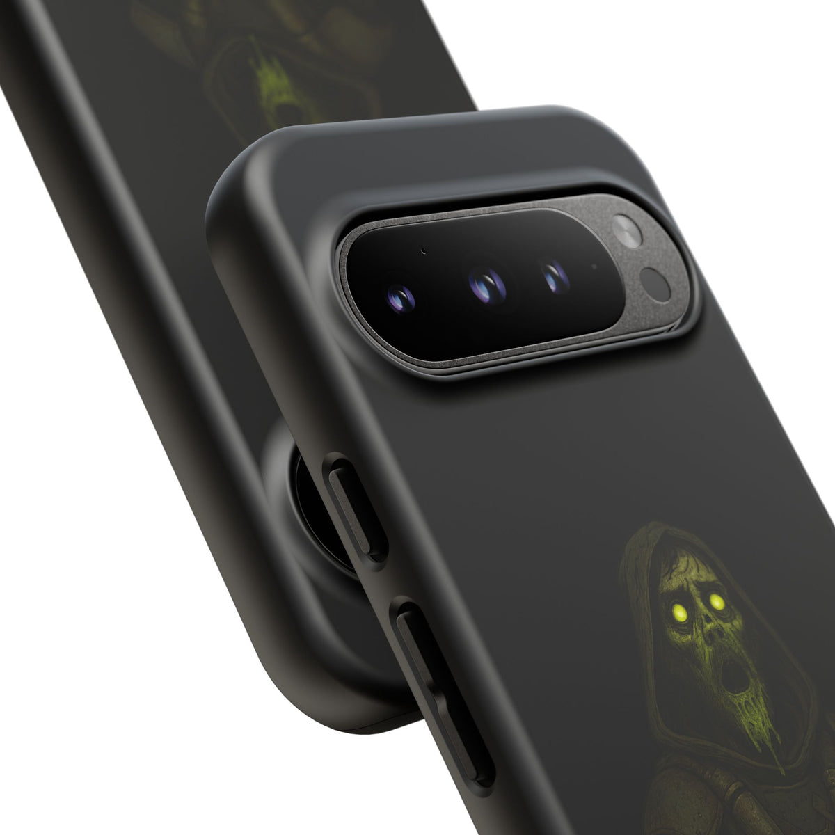 Phone Case — 'Toxic? Nah, Just Prophetically Unpleasant' Neon Grim Reaper Protective Cover