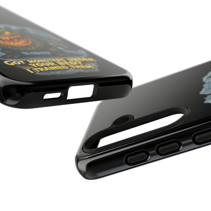 Phone Case — "Got Monsters Under Your Bed? I Trained Them" Funny Monster Design