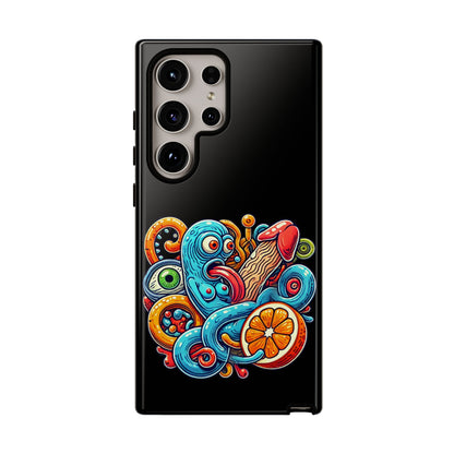 Octopus Surf Phone Case — Colorful Nautical Art Protective Phone Cover