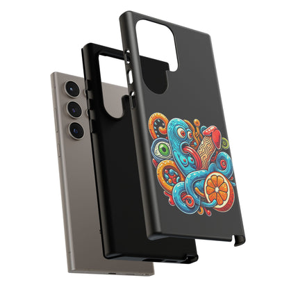 Octopus Surf Phone Case — Colorful Nautical Art Protective Phone Cover