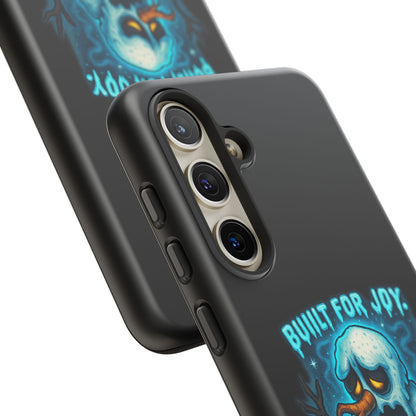 Phone Case — 'Built for Joy, Melting in Sorrow' Blue Melting Snowman Protective Case