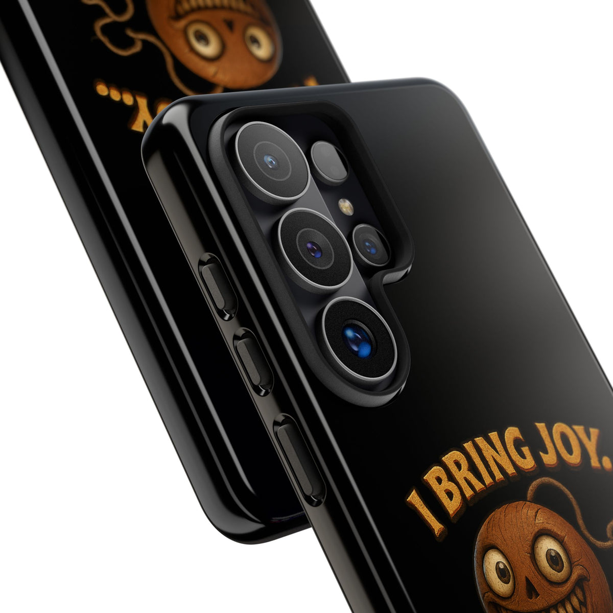 Phone Case — "I Bring Joy... and Mild Psychological Trauma" Funny Creepy Design