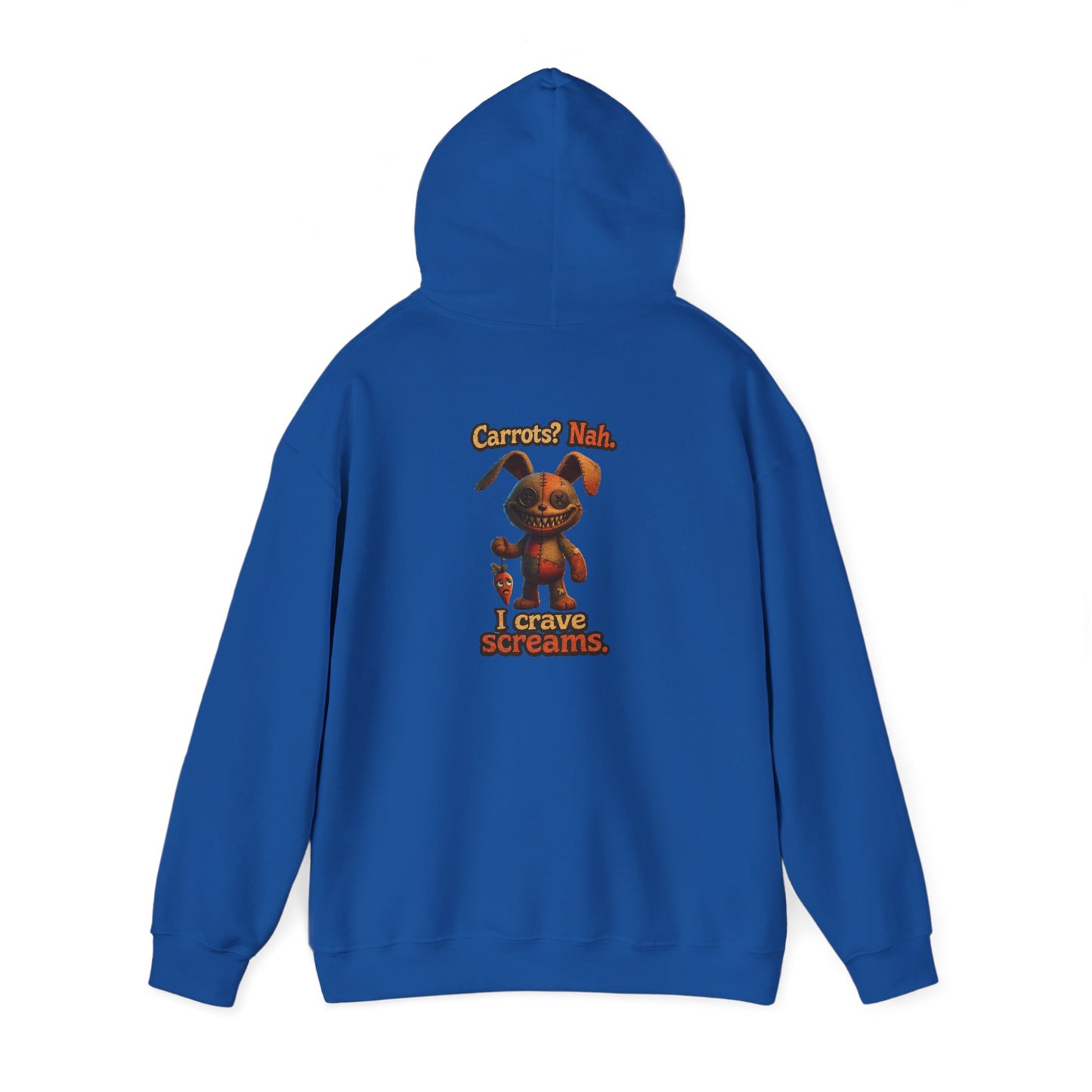 Voodoo Bunny "I Crave Screams" Horror Hoodie