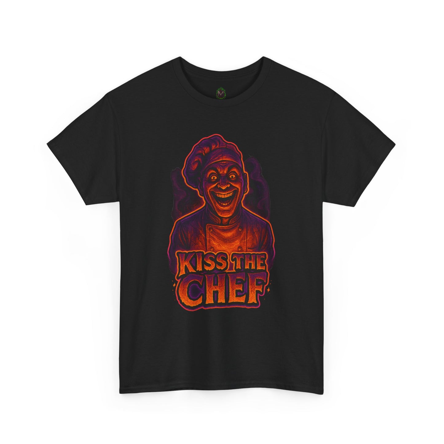 Kiss the Chef T-Shirt | Retro Neon Chef Illustration
