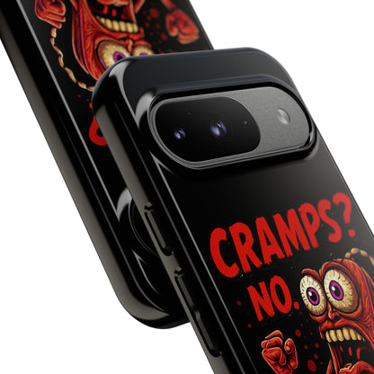 Phone Case — "Cramps? No, Wrath!" Retro Hot-Pepper Graphic