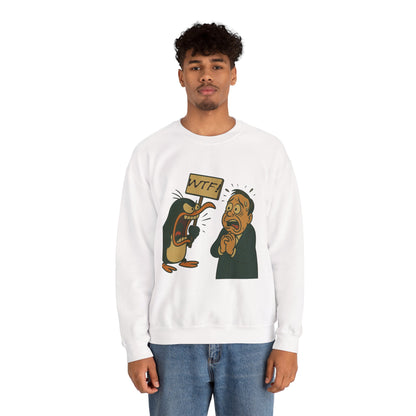 WTF Angry Penguin Crewneck Sweatshirt
