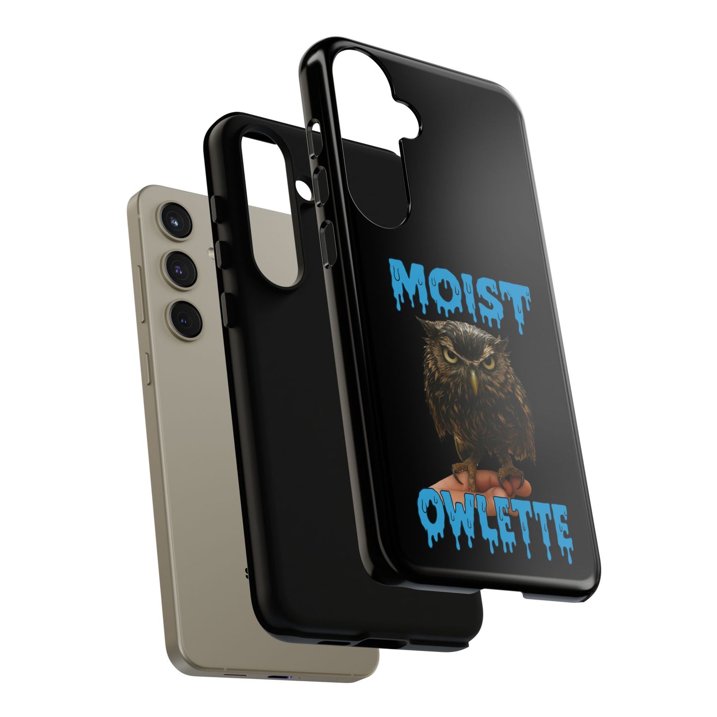 Moist Owlette Phone Case — Funny Owl Graphic Protective Case