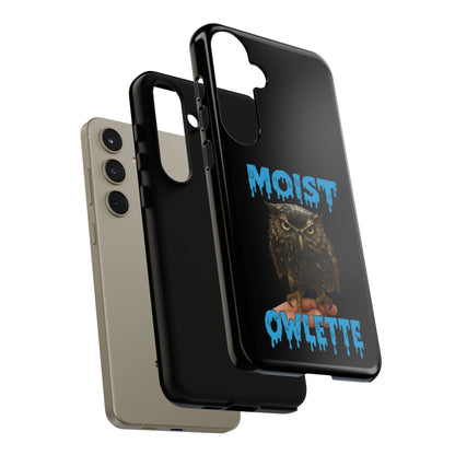 Moist Owlette Phone Case — Funny Owl Graphic Protective Case