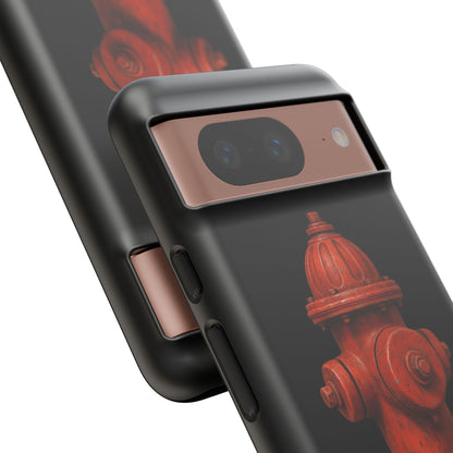 Red Fire Hydrant Phone Case — Tough Protective iPhone Cover