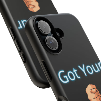 Got Your Nose Phone Case — Funny Neon Fist Design