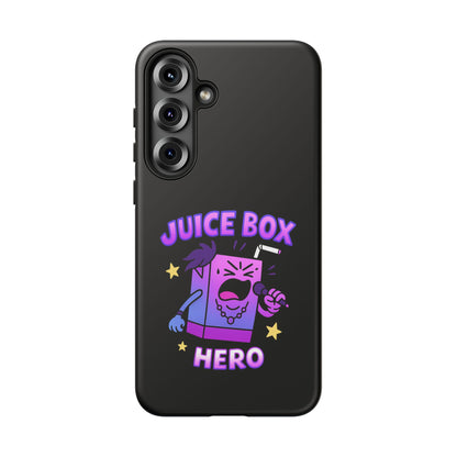 Phone Case — 'Juice Box Hero' Cute Cartoon Protective Cover