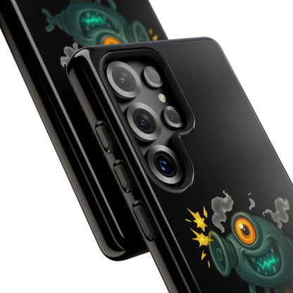 Phone Case — Cute Zombie Blaster Design with "I See You... And Now You're Toast"