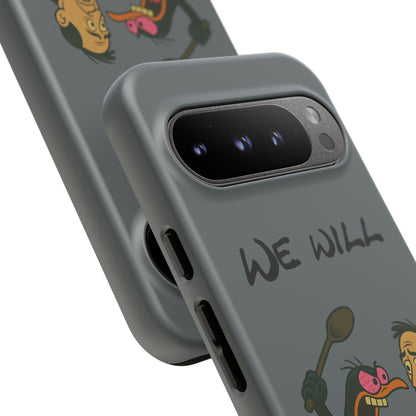 Phone Case - "We Will Resist" Cartoon Protest Design