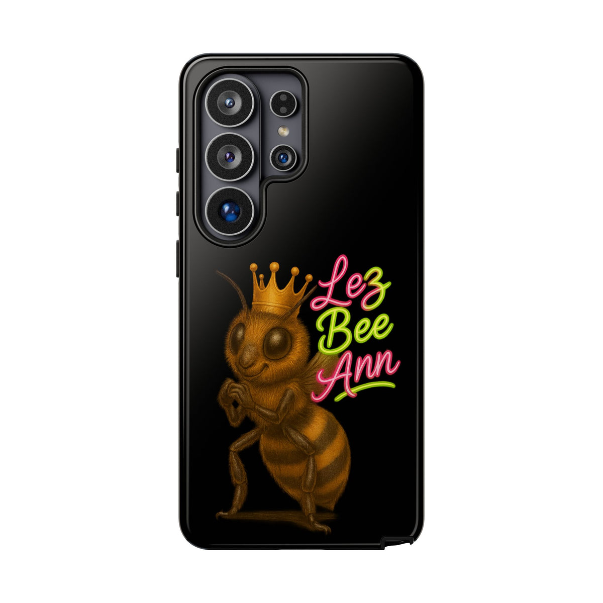 Phone Case — 'Lez Bee Ann' Queen Bee Tough Protective Cover