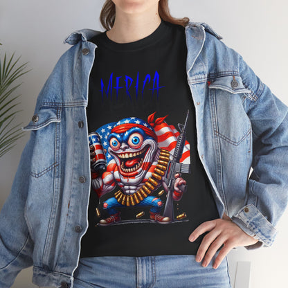 "MERICA" Over-the-Top Patriotic T-Shirt
