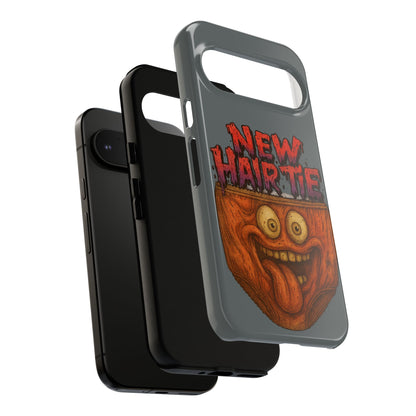 Phone Case — 'New Hairte' Funny Grinning Tongue-Out Monster Design