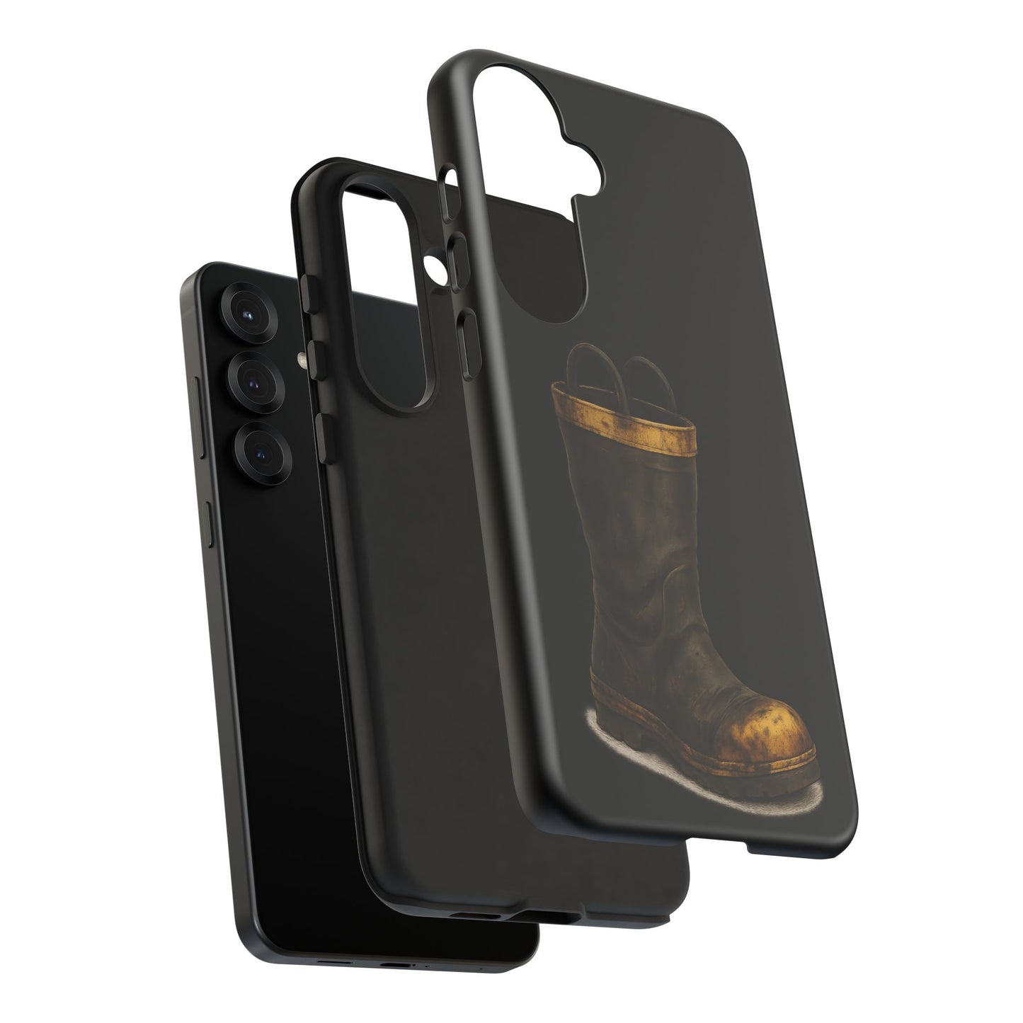 Vintage Fire Boot Phone Case — Rugged Protective iPhone Cover