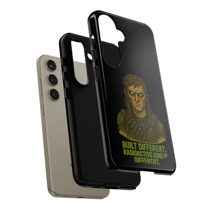 Phone Case — "Built Different, Radioactive Kind of Different" Mutant Design
