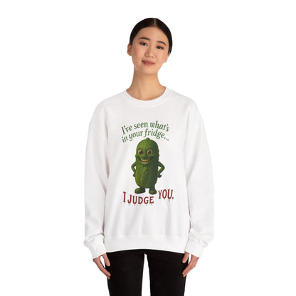 Judgmental Pickle Crewneck