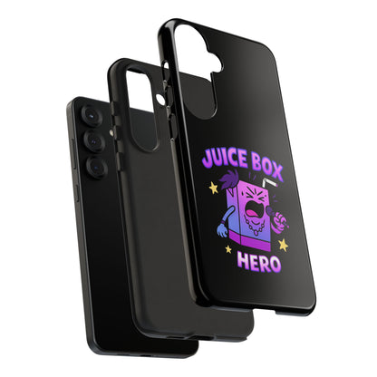 Phone Case — 'Juice Box Hero' Cute Cartoon Protective Cover