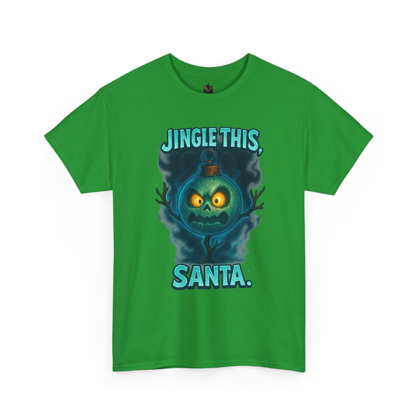 Jingle This Santa T-Shirt | Spooky Christmas Skull Design