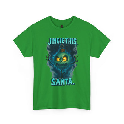 Jingle This Santa T-Shirt | Spooky Christmas Skull Design