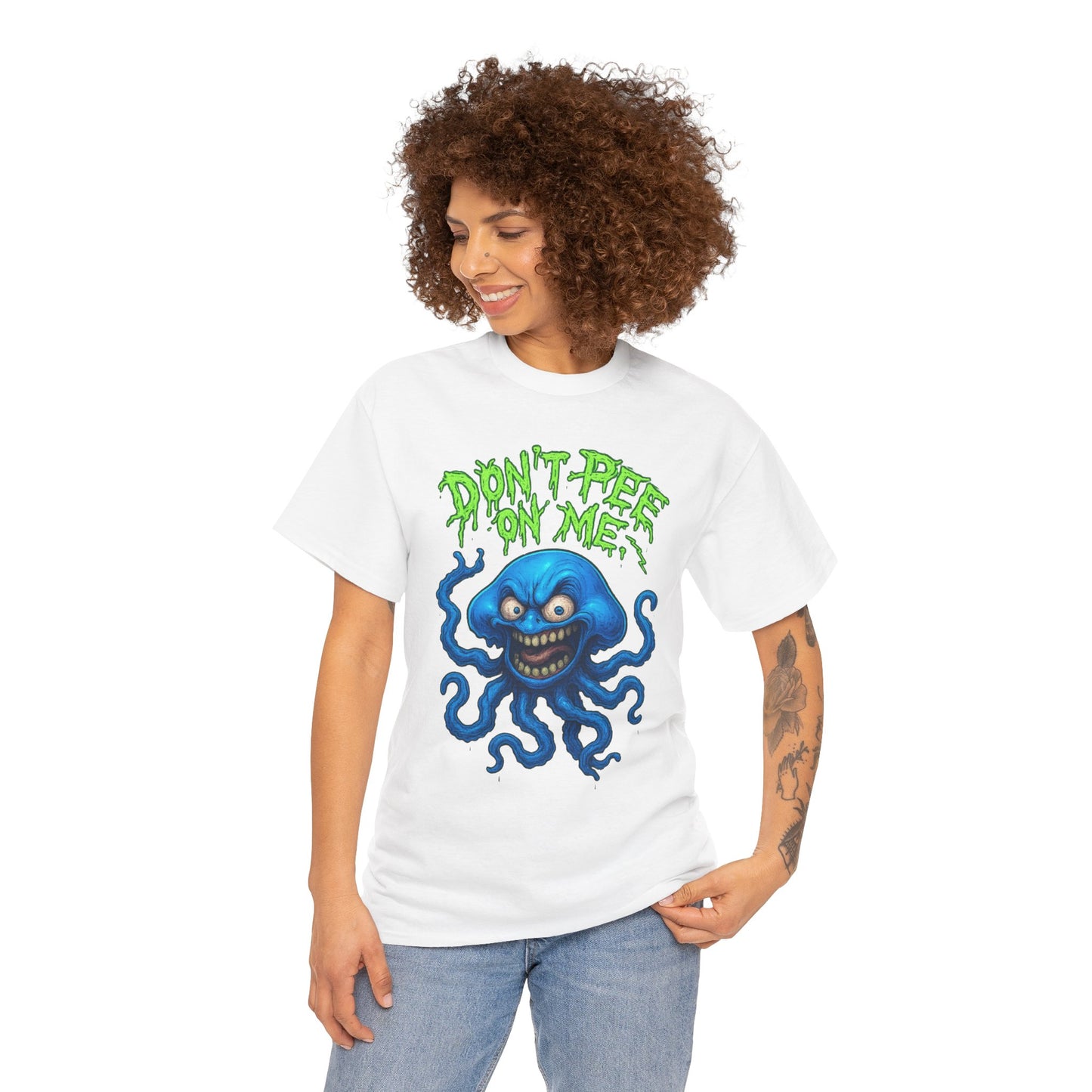 Don’t Pee on Me – Angry Jellyfish T-Shirt