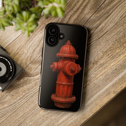 Red Fire Hydrant Phone Case — Tough Protective iPhone Cover